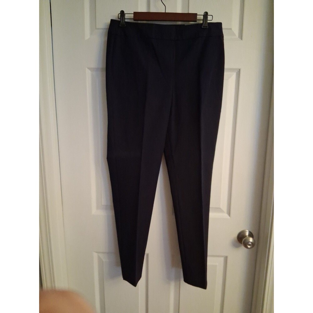 Talbots Chatham Ankle Pants Solid Navy Featuring A Slim Leg Design  Size 10 NWT